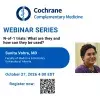 Information about upcoming webinar on N-of-1 trials: What are they and how can they be used?
