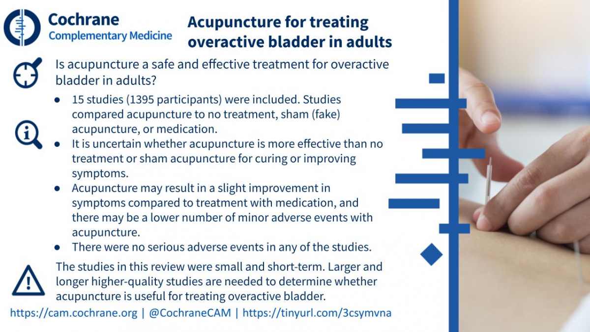Blogshot Acupuncture overactive bladder